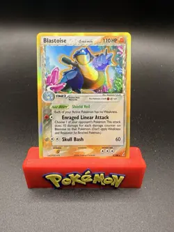 2006 Pokemon Blastoise Holo 2/100 Crystal Guardians Delta Species RAW Near Mint - Image 1