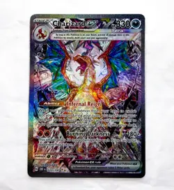 Pokemon TCG Charizard ex 223/197 Obsidian Flames SIR Tera Darkness NM - Image 3