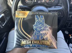 Pokemon Mega Evolution Elite Trainer Box Lucario Riolu English Sealed - Image 1