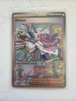 Pokemon TCG Miriam Trainer Full Art Holo Scarlet & Violet Base Set 251/198 - Image 1