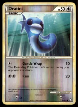 2010 HeartGold & SoulSilver - Triumphant Reverse Holo Dratini Basic/Common #62 - Image 1