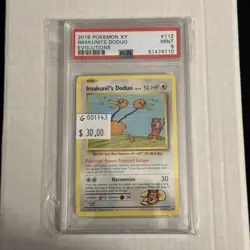ImakunIU's Doduo #112 2016 Pokemon XY Evolutions PSA 9. G001143 - Image 1