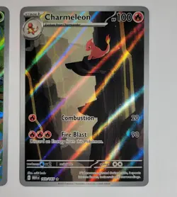 Pokemon 151 Illustration Rare LOT: Bulbasaur, Ivysaur & Charmeleon NM condition - Image 4