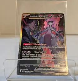 Pokemon TCG Team Rockets Mewtwo EX 231/182 Full Art Destined Rivals English - Image 1