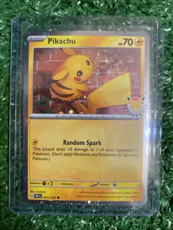 Pikachu 051 /162 Stamped 2026 Pokemon Day 30 Promo TCG - NM - Image 1