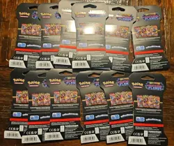 Pokemon TCG PHANTASMAL FLAMES Sleeved Booster Packs New Sealed Lot of 12 Packs - Image 3
