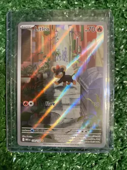 Pokemon TCG Mega Evolution 139/132 Litleo Illustration Rare - Image 1
