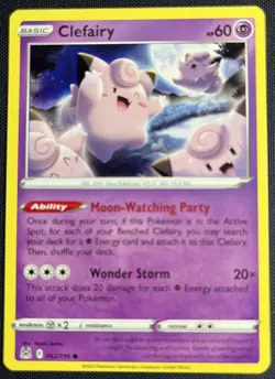 Clefairy 062/196 Pokemon English Sword & Shield Lost Origin 2022 - Image 1