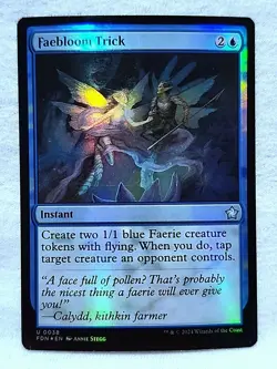 Faebloom Trick 0038 Foil Uncommon Foundations Magic The Gathering - Image 1