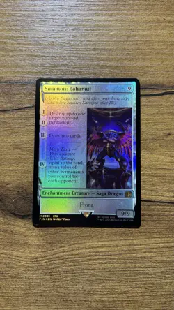 Magic: The Gathering Summon: Bahamut Foil M 0001 - FINAL FANTASY (FIN) - Image 1