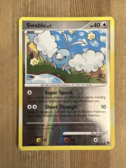 Swablu 86/106 REVERSE HOLO Great Encounters Pokemon Card LP/MP - Image 1
