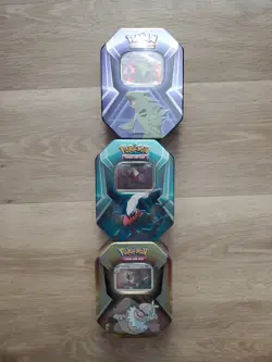 Pokemon Tins TCG Etb Sealed Tripple Whammy Booster Packs Walgreens Elite Box NEW - Image 2