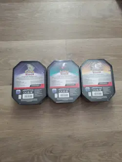 Pokemon Tins TCG Etb Sealed Tripple Whammy Booster Packs Walgreens Elite Box NEW - Image 5
