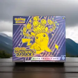 POKEMON SURGING SPARKS FACTORY SEALED ETB - Image 1