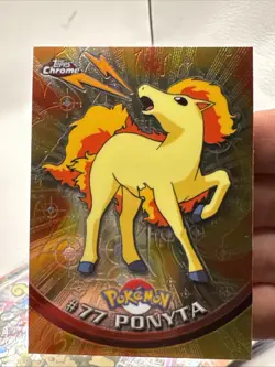 2000 Topps Chrome Pokemon Series 1 #77 Ponyta FREE COMBINED SHIPPING - Image 1