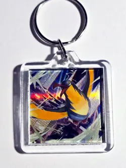 Pokemon Iono & Holo Kilowattrel Double-Sided Acrylic Keychain - Story Charm - Image 2