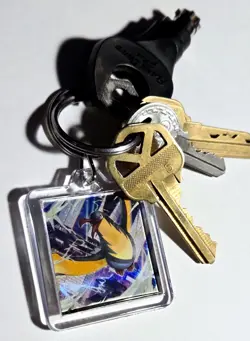 Pokemon Iono & Holo Kilowattrel Double-Sided Acrylic Keychain - Story Charm - Image 3