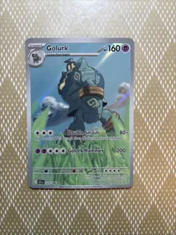 Golurk 123/086 Sv: Black Bolt Holo Pokemon Near Mint - Image 1