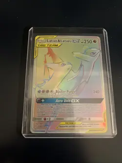 2019 Pokemon Latias & Latios GX Secret 190/181 Sun & Moon Team Up Rare - Image 4