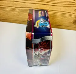 Pokemon Paradox Destinies Tin - Gouging Fire Ex - Sealed - Image 3