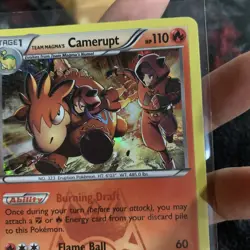 HOLO RARE Team Magma’s Camerupt 2/34 Double Crisis Pokemon Foil Grunt Art - Nm - Image 4
