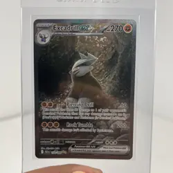 Pokemon Excadrill ex 168/086 Sv: Black Bolt Holo Illustration Rare EX - Image 1