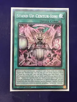 Yu-Gi-Oh! TCG Stand Up Centur-Ion! Valiant Smashers VASM-EN020 1st Edition... - Image 1