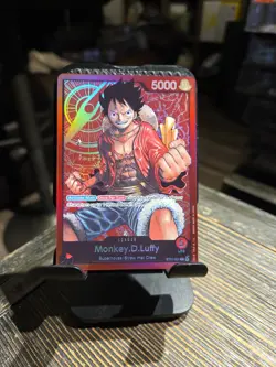 Monkey.D.Luffy Leader Foil Pre-Errata - NM - One Piece TCG - ST01-001 - English - Image 1