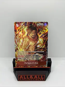 One Piece Illustration Box Vol. 5 Promo Portgas D. Ace ST15-005 SR English - Image 1