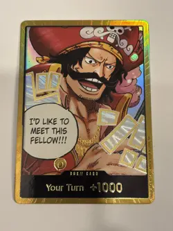 One Piece Gol.D.Roger GOLD DON!! Card (OP-13) English - Image 1