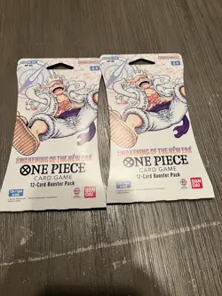 Bandai One Piece Awakening of the New Era OP-05 2 Booster Packs 12 Cards - Image 1