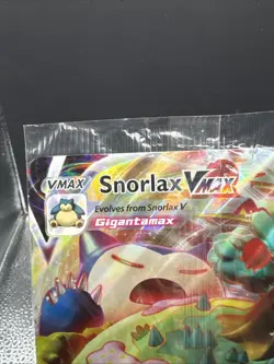 Pokemon TCG Snorlax VMAX Promo Card 142/202 Jumbo Holo Card SEALED - Image 3