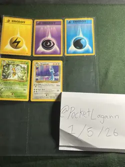 1999 Pokemon Base Set COMPLETE Unlimited Edition NON HOLO Cards 17-102 NM/LP - Image 3