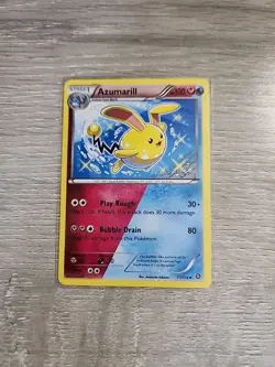 Azumarill 77/114 Uncommon XY - Steam Siege Pokemon Card - Near Mint - Non-holo - Image 1