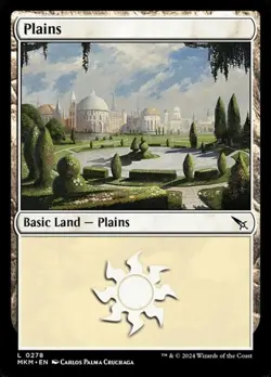 1x Plains (#278) - Foil NM Eng MTG - Murders Karlov Manor - Image 1