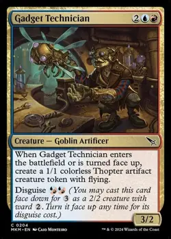 1x Gadget Technician - Foil NM Eng MTG - Murders Karlov Manor - Image 1
