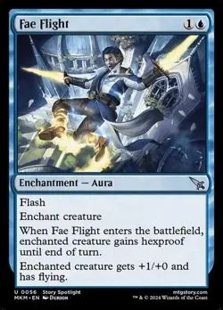1x Fae Flight - Foil NM Eng MTG - Murders Karlov Manor - Image 1