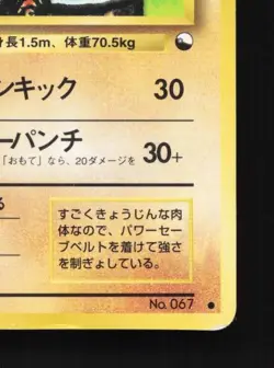 Machoke No.067 HP Quick Starter Gift Set (Red) Japanese Pokemon Card TCG - Image 3