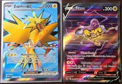Pokemon Cards Lot (Alternate Art Raiku V Crown Zenith + Full Art Zapdos 151 ) - Image 1