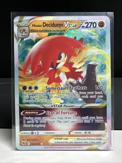Hisuian Decidueye V Star 084/189 Astral Radiance Ultra Rare Holo Pokemon TCG - Image 1