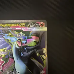 Mega Charizard X ex 109/094 Full Art Phantasmal Flames Pokemon TCG Near Mint - Image 3