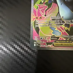 Mega Charizard X ex 109/094 Full Art Phantasmal Flames Pokemon TCG Near Mint - Image 5