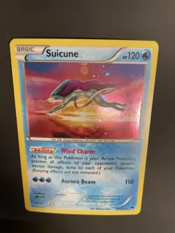 Suicune 30/122 Cosmos Holo Rare Pokemon XY Breakpoint 2016 - Image 2