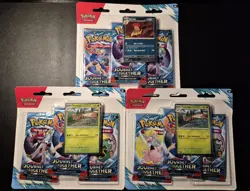 Pokemon TCG Journey Together 3-Pack Blister - Random Promo SEALED - Image 1