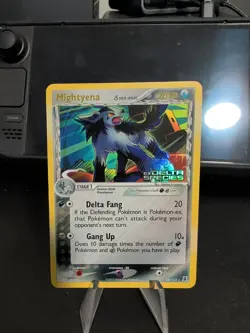 2005 Pokemon Mightyena EX Delta Species 24/113 Reverse Holo Stamped - Image 1