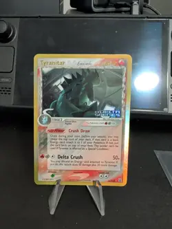 Tyranitar 16/113 STAMPED EX Delta Species Reverse Holo Rare Pokemon TCG - Image 1