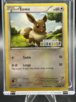 Eevee 63/98 Build-A-Bear Workshop Exclusive Promo Pokemon TCG Signs Of Wear - Image 1