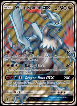 WHITE KYUREM SM141 - JUMBO - SM BLACK STAR PROMO - FULL ART - POKEMON TCG - ENG - Image 1