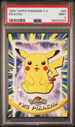PIKACHU #25 - 1999 - PSA 9 - TOPPS 1999 POKEMON TV - POKEMON TCG ENGLISH - Image 1