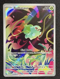 Bulbasaur 133/132 Mega Evolution Illustration Rare Pokemon TCG - Image 1